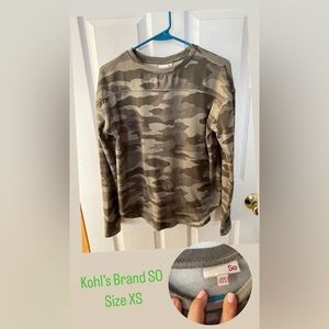 Camo Long Sleeve Tee